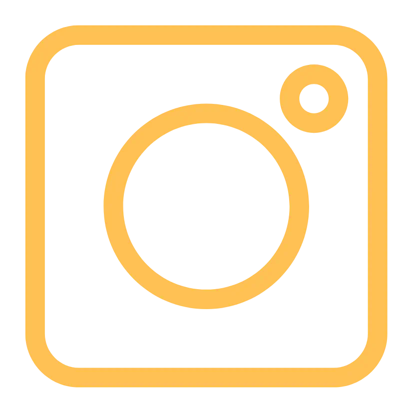 Goldenes Instagram Logo